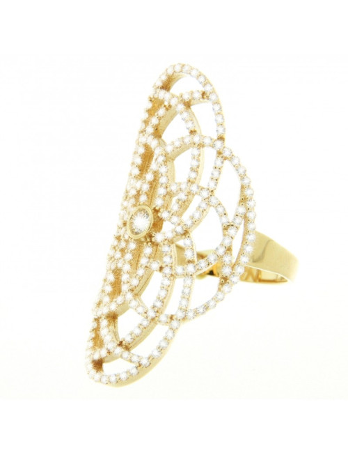 Chaine maille cheval 1/3 en or