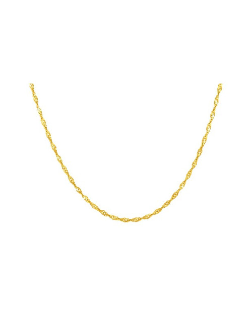 Bracelet Gourmette GRAIN DE CAFE argent