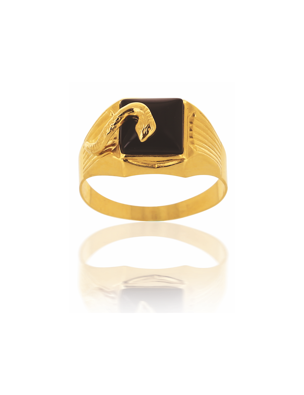 CHEVALIERE BOUBA OR JAUNE 750/1000
