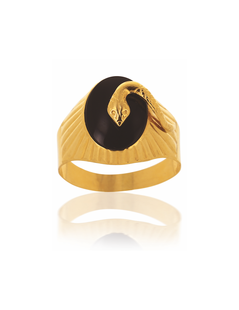 CHEVALIERE BONHEUR OR JAUNE 750/1000