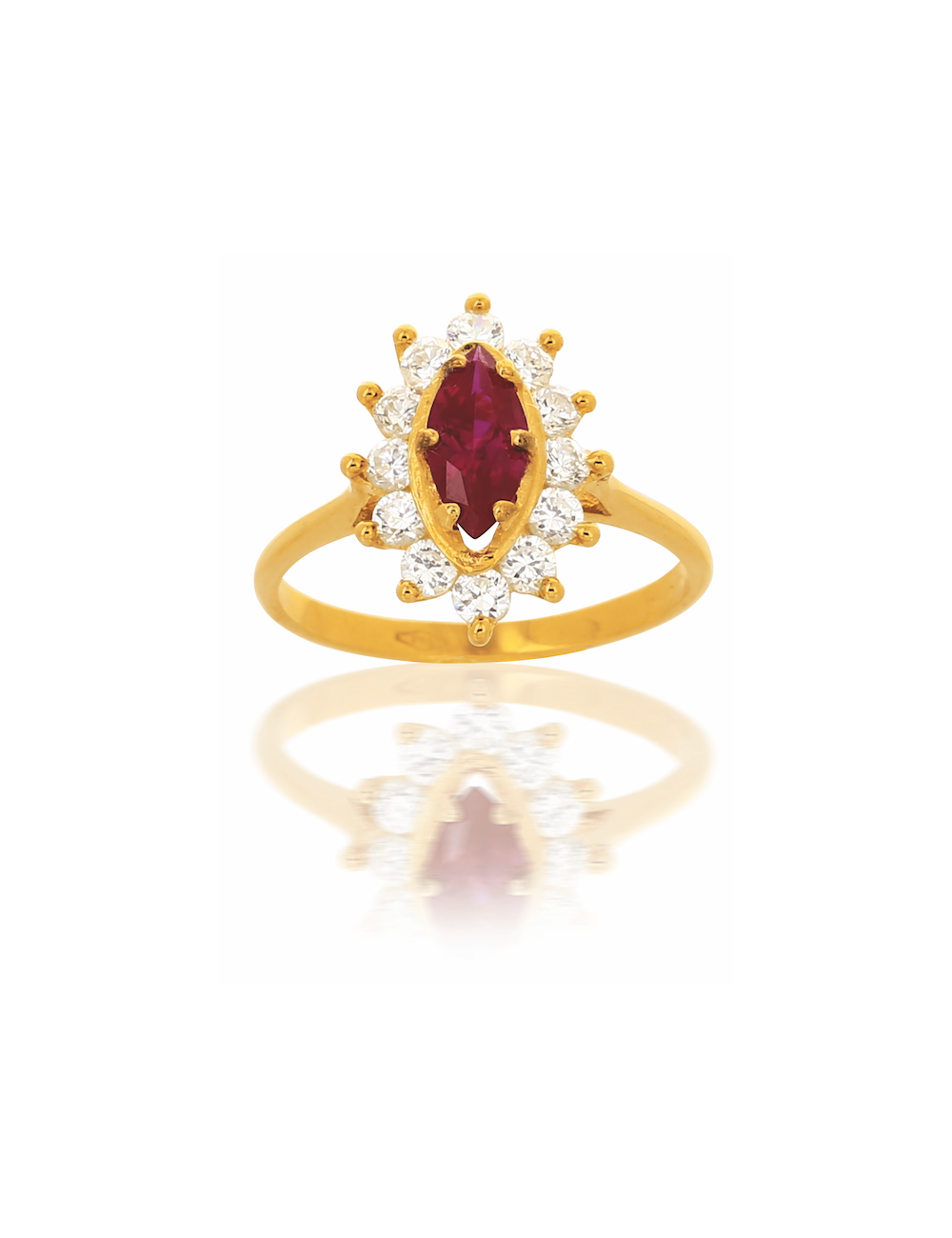 Solitaire CALIA Rouge 750/1000