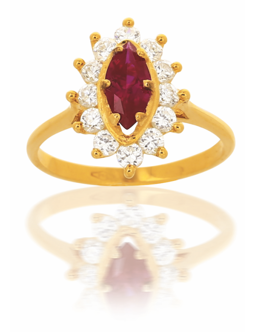 Solitaire CALIA Rouge 750/1000