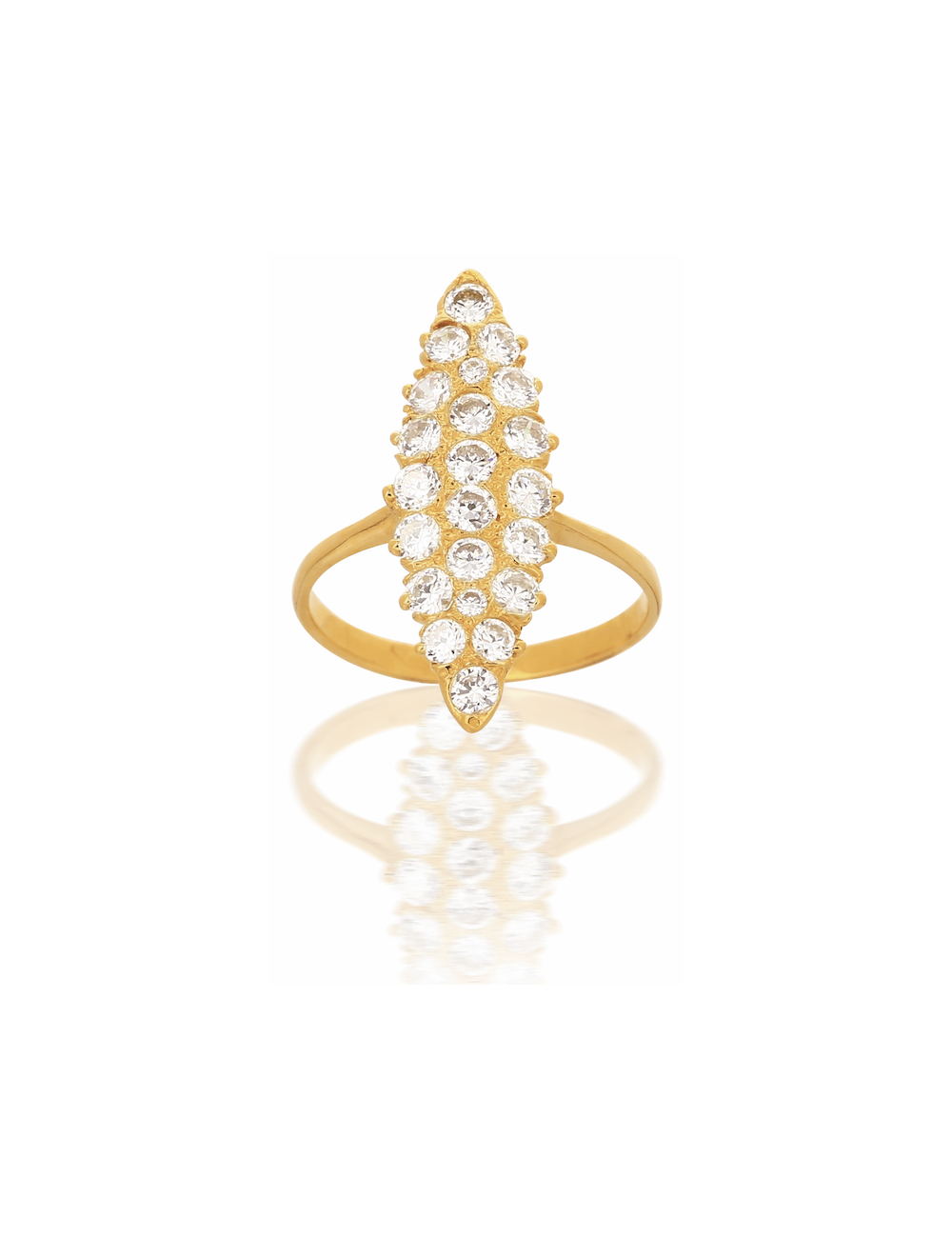 Bague DAYANA marquise OR 750/1000