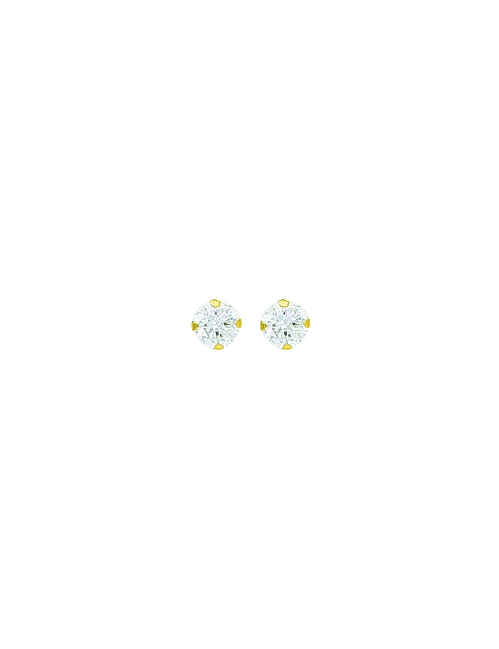 Boucles d'oreilles puces IRENA or 750/1000