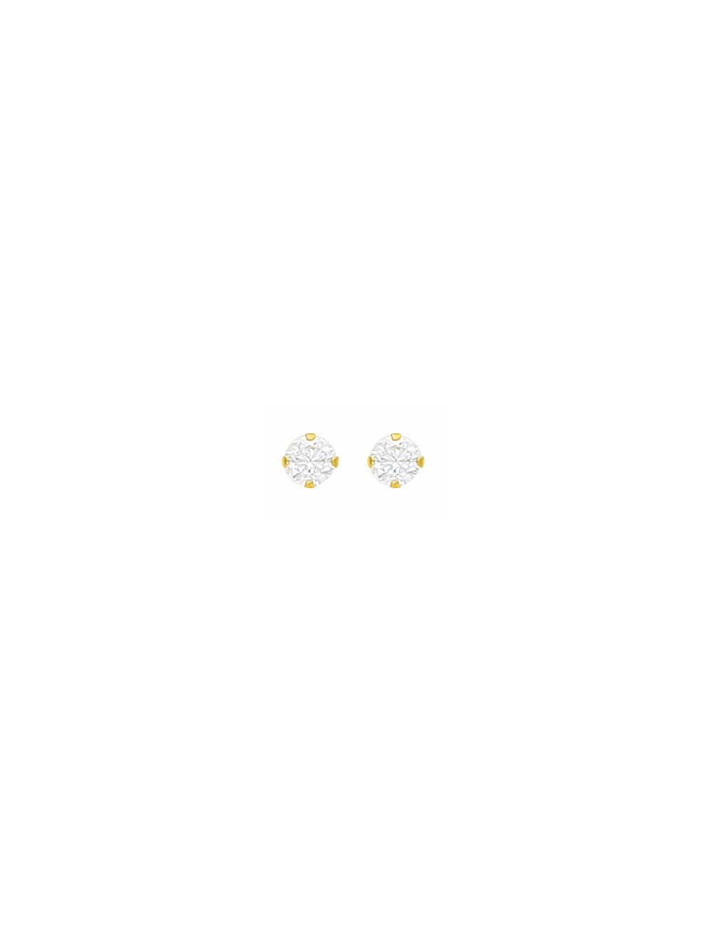 Boucles d'oreilles puces EOLE en or
