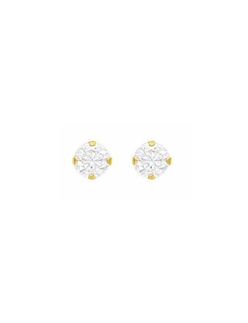 Boucles d'oreilles puces EOLE en or