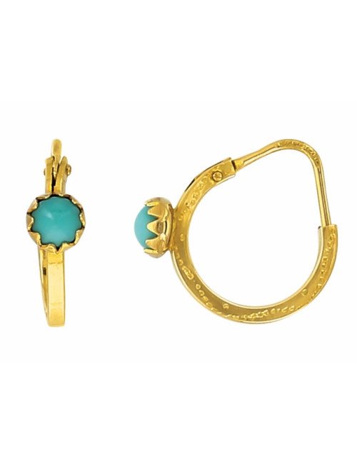 Boucles d'oreilles HIRAM en or jaune