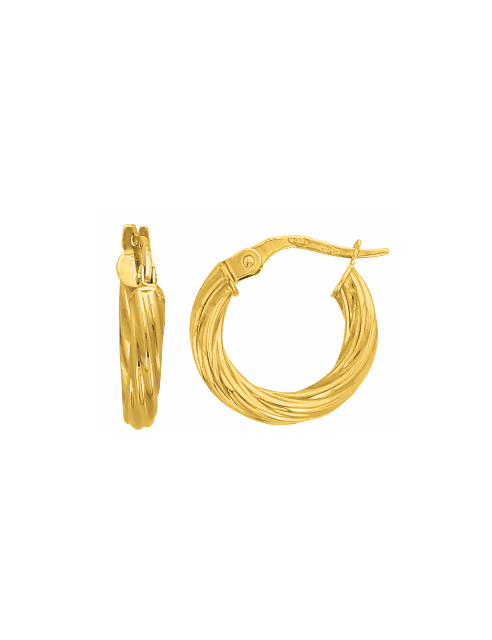 Créoles JUSTINE or 750/1000
