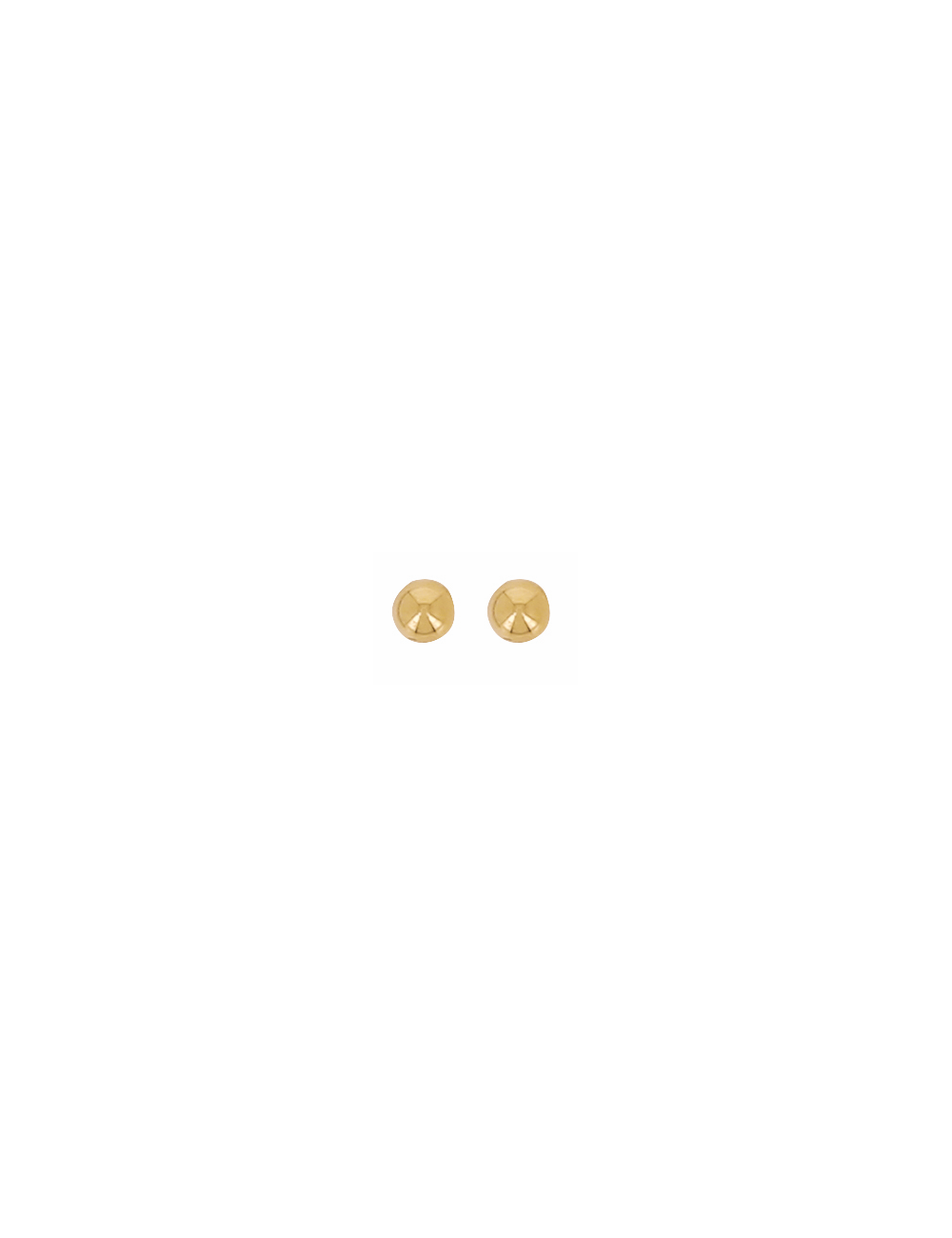 Boucles d'oreilles Boules FEELING 750/1000