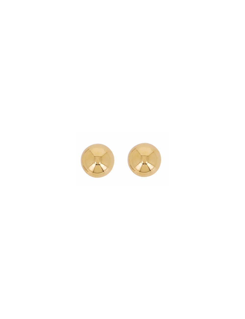 Boucles d'oreilles boules FAITH 750/1000