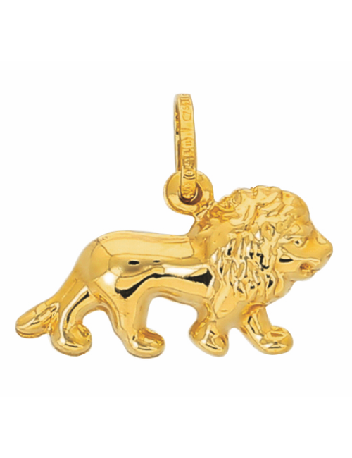 Pendentif Lion 750/1000 + chaîne offerte
