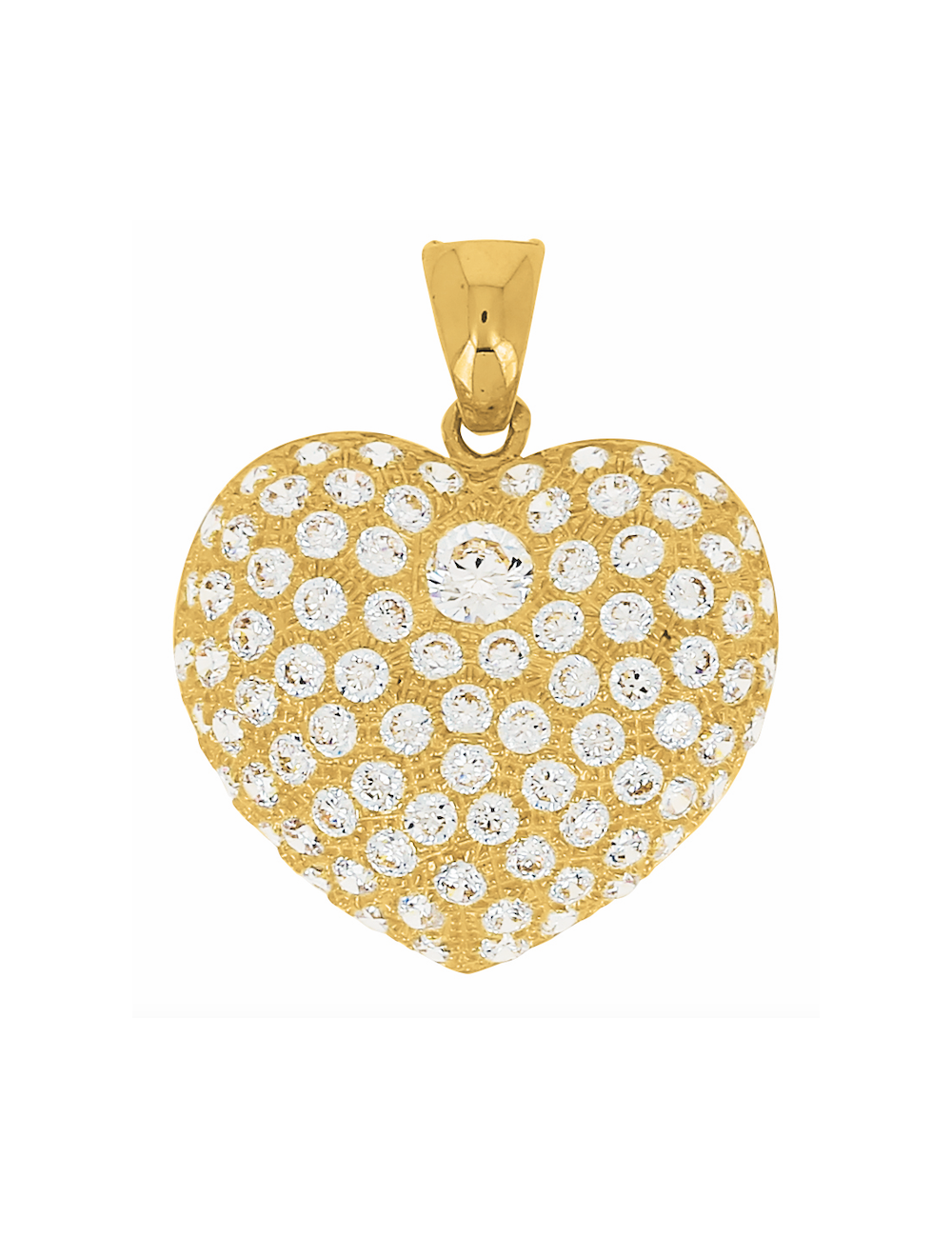Pendentif Julia Coeur 750/1000 + Chaîne Offerte