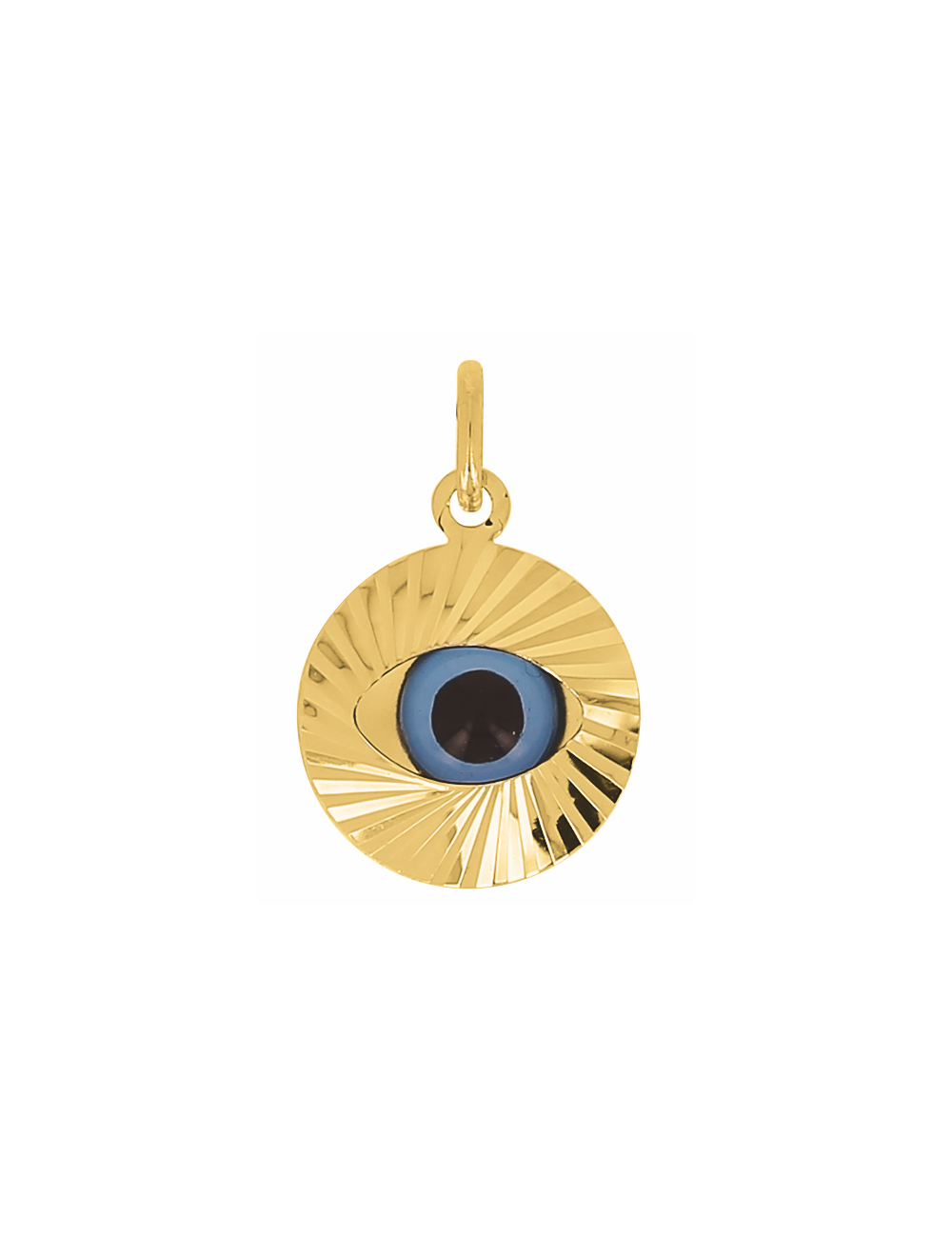 Pendentif Oeil III 750/1000 + Chaîne Offerte