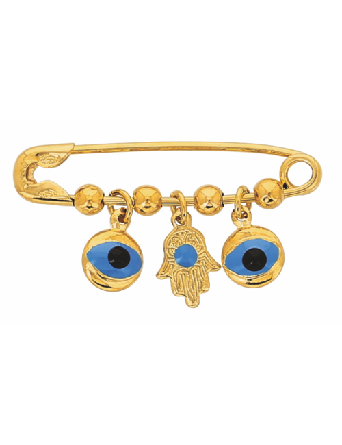 Epingle Oeil Main 750/1000
