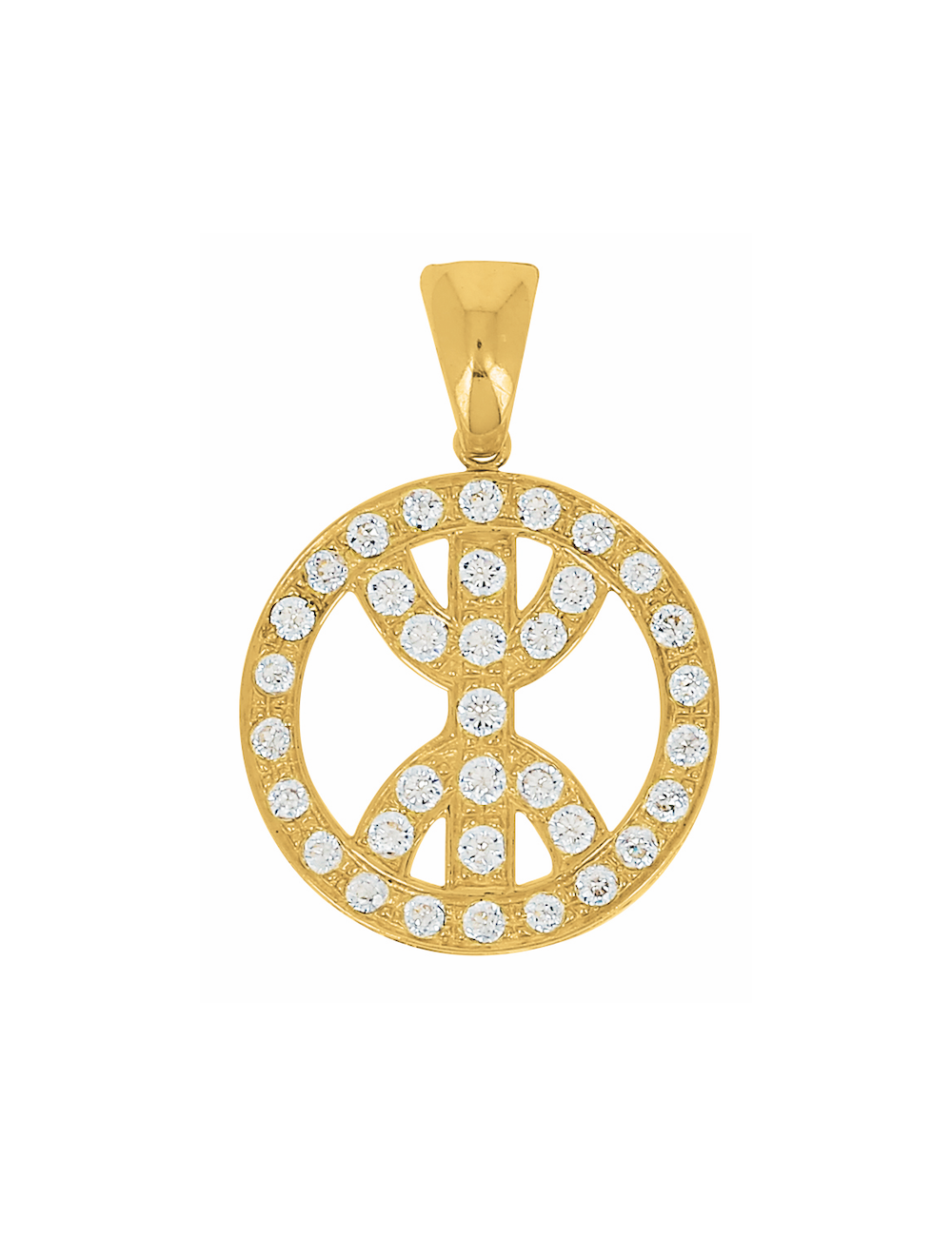 Pendentif Kabyle Brillant 750/1000 + Chaîne Offerte
