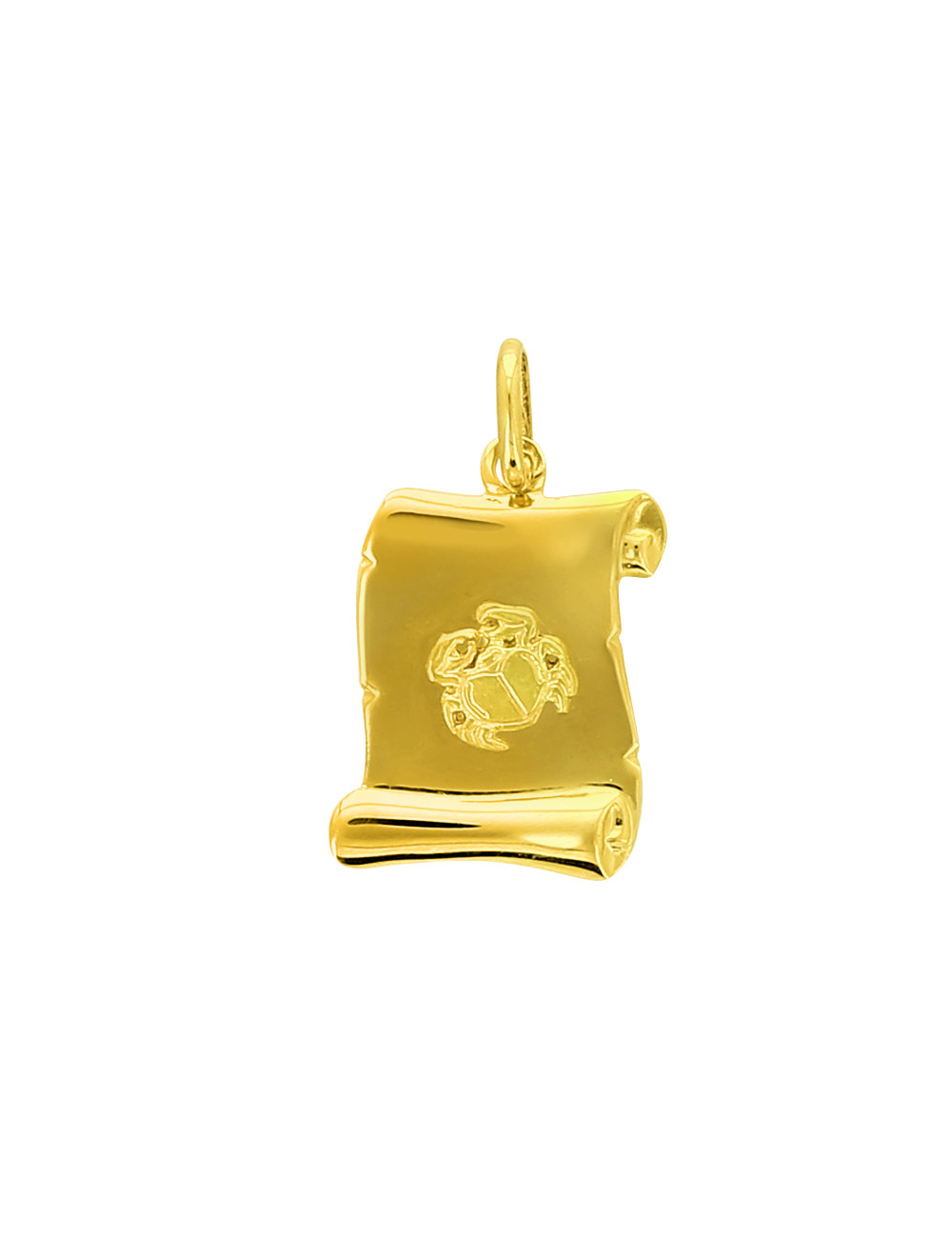 Pendentif Cancer 750/1000 + Chaîne Offerte
