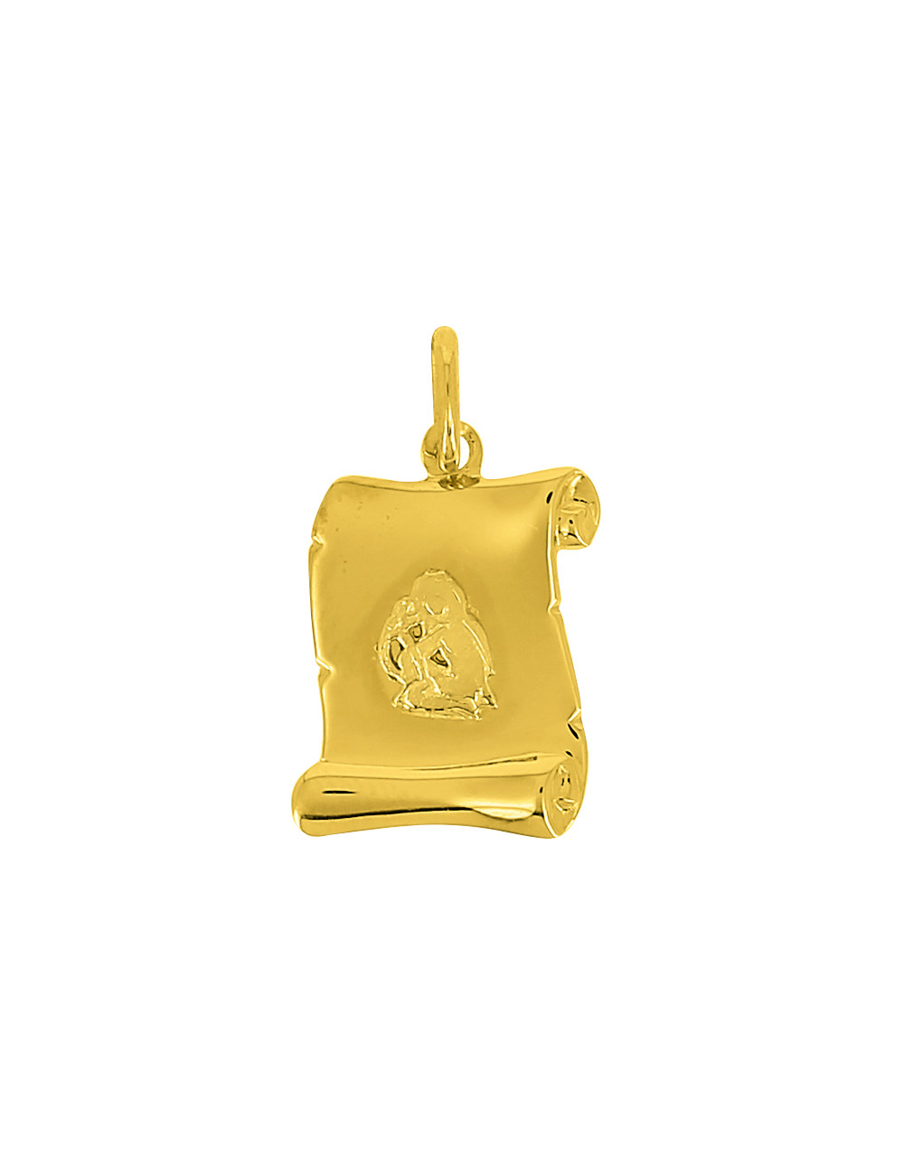 Pendentif Vierge 750/1000 + Chaîne Offerte