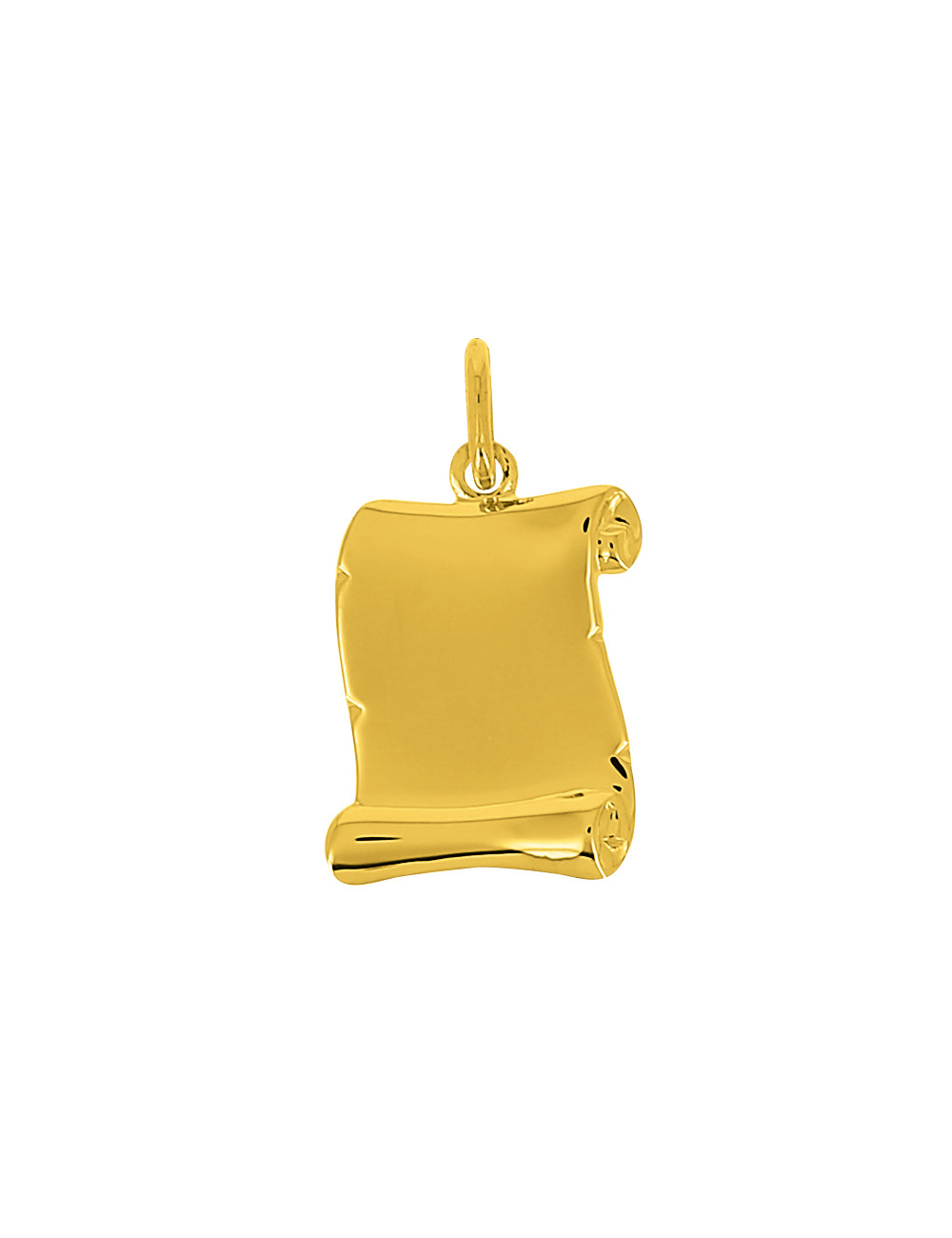 Pendentif Parchemin 750/1000 + Chaîne Offerte