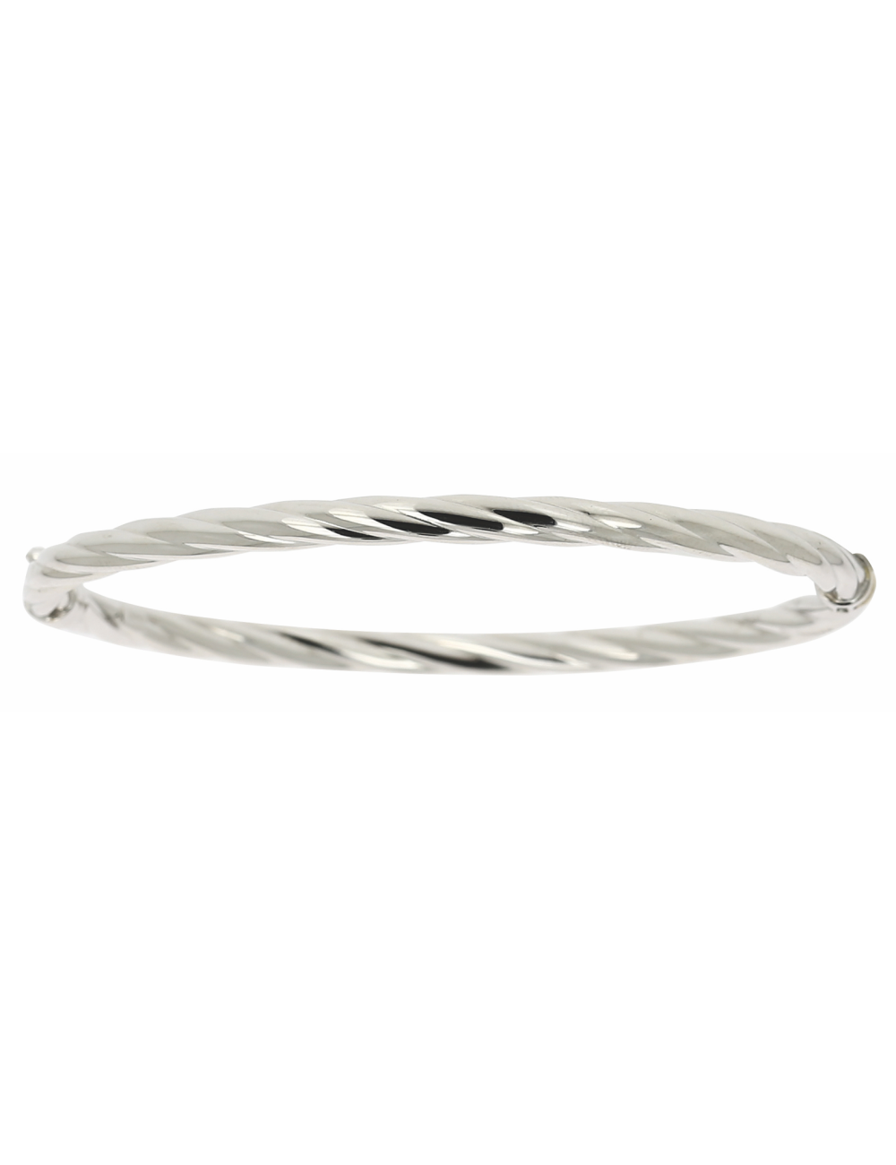 Bracelet Torsadé Monique Or Blanc 750/1000