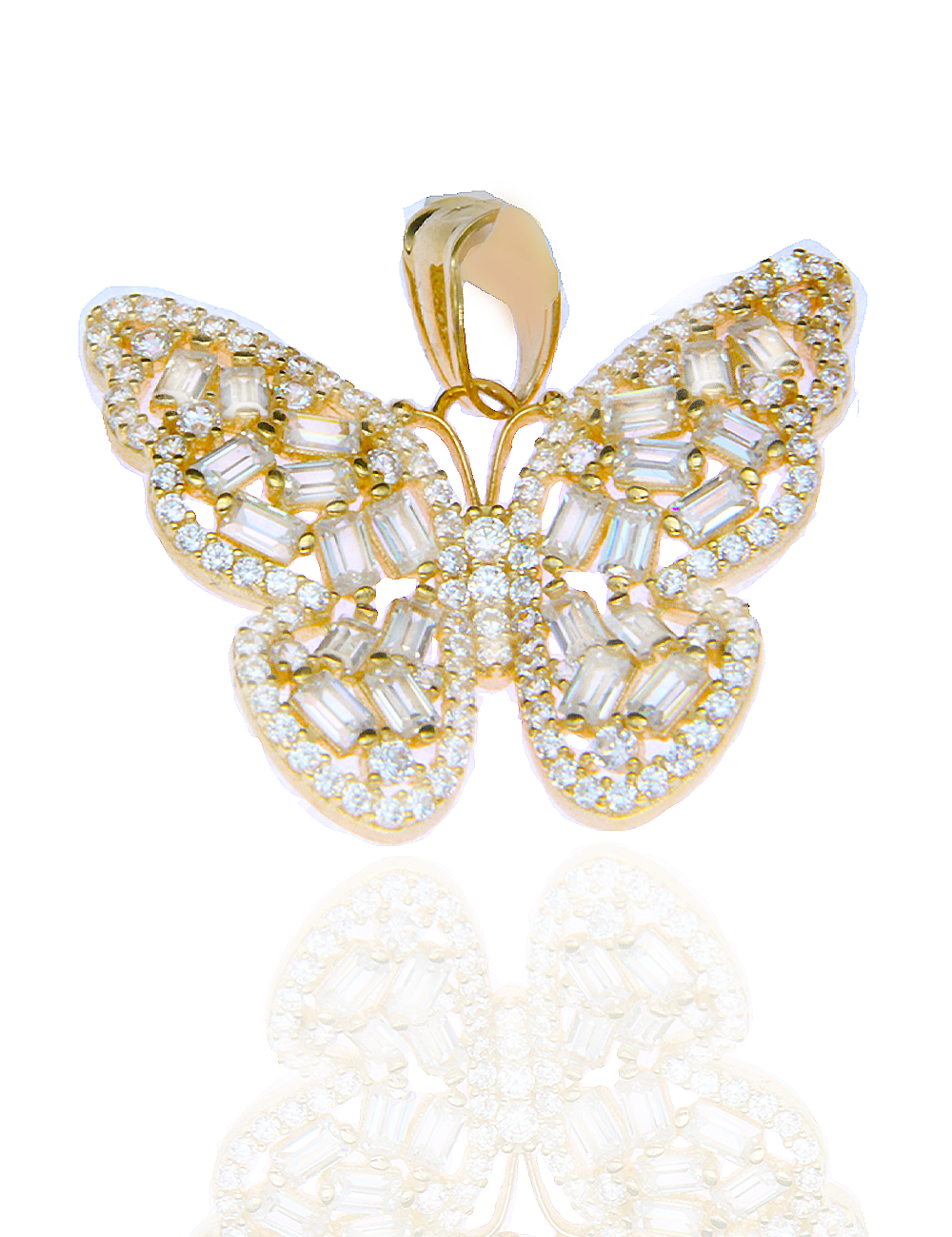 Pendentif Papillon Or 750/1000