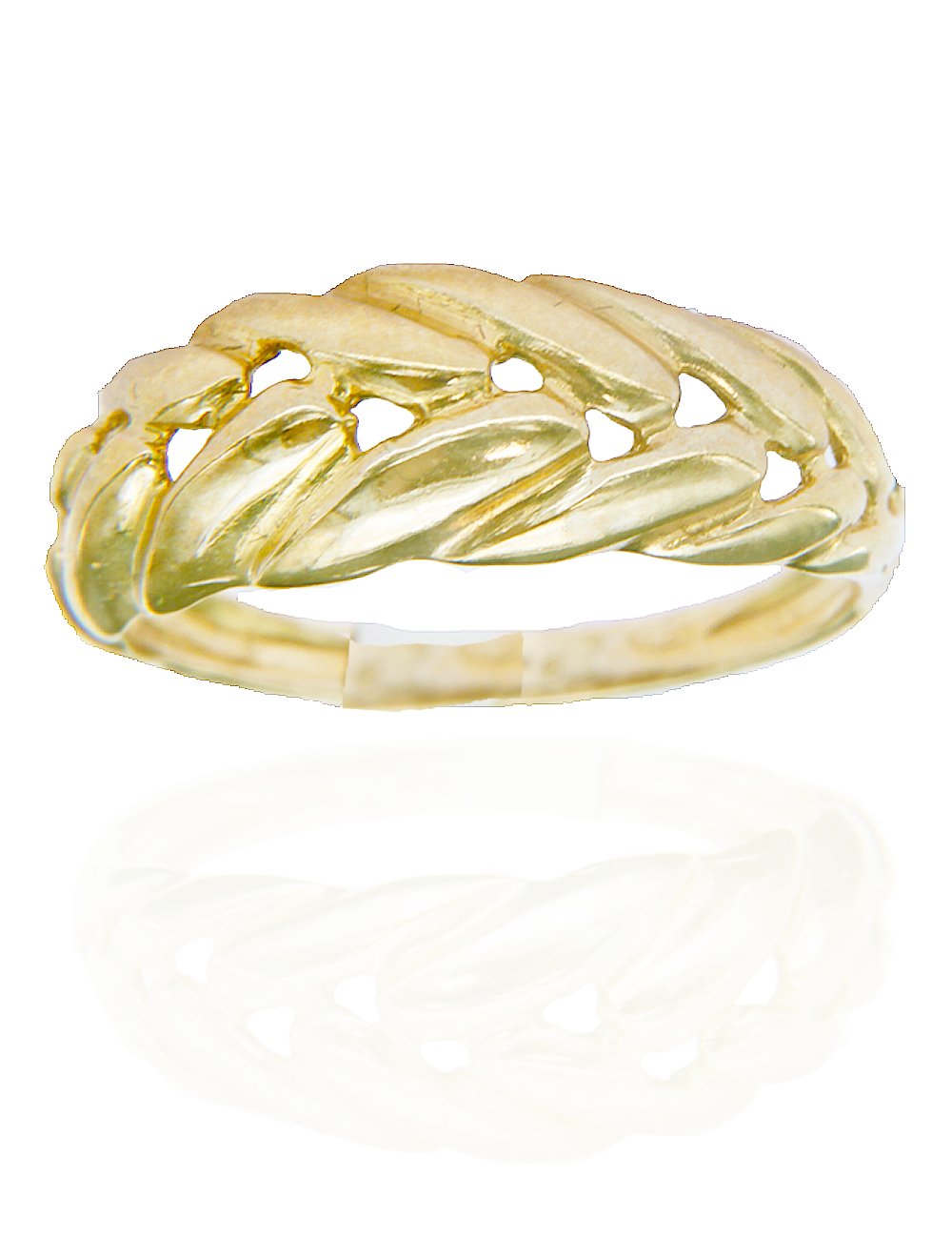 Bague Palmier 375/1000