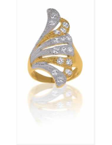 BAGUE AUXANNE OR JAUNE
