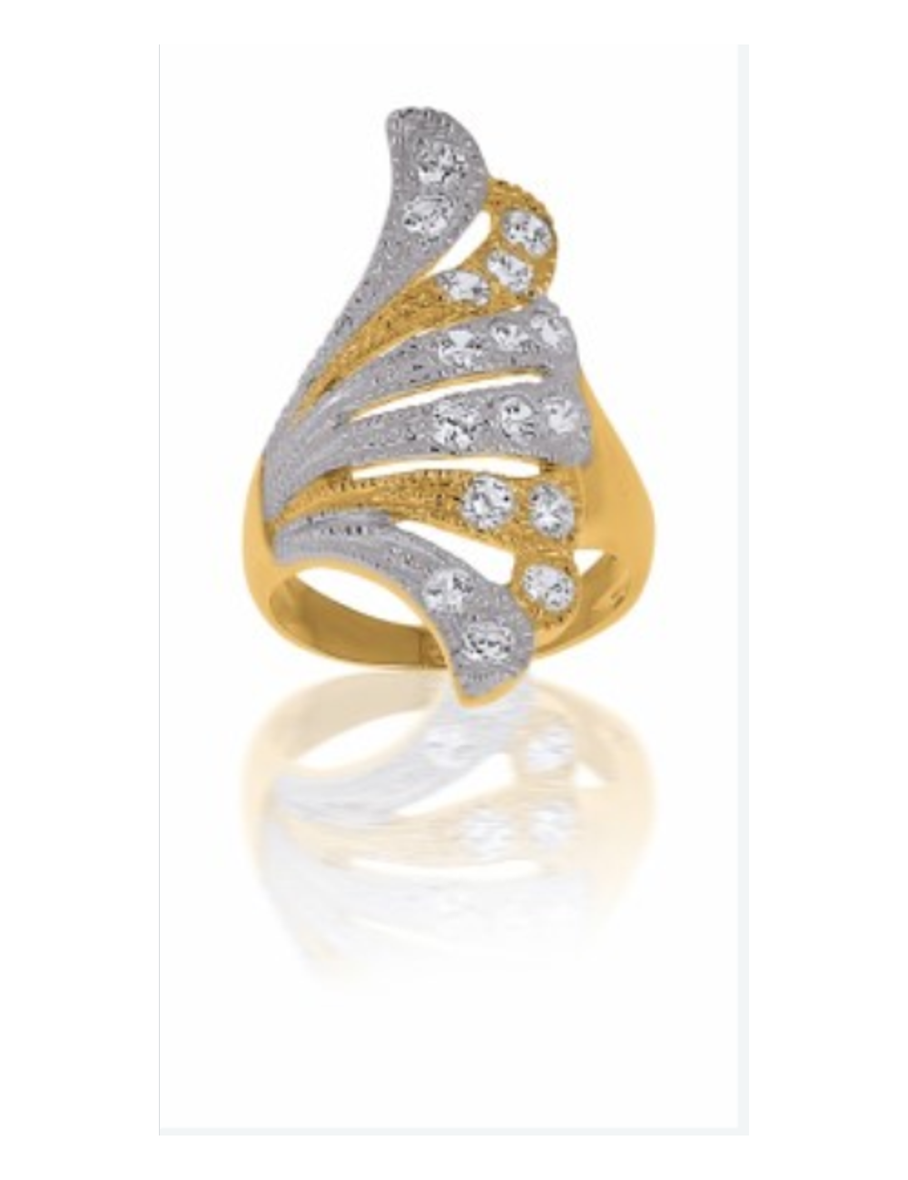 BAGUE AUXANNE OR JAUNE