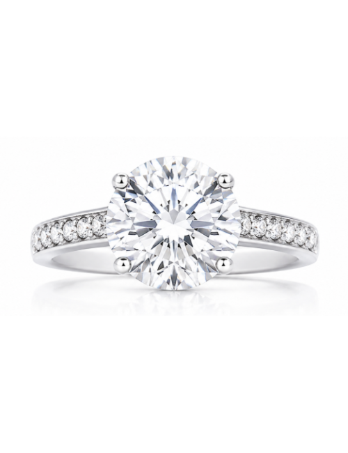 Bague Nora Or blanc
