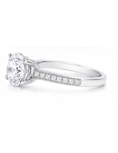 Bague Nora Or blanc