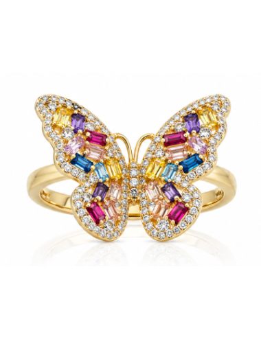 Bague Papillon Or Jaune