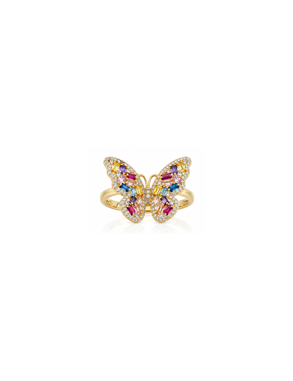 Bague Papillon Or Jaune