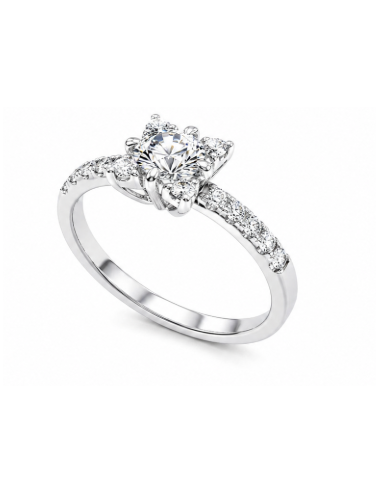 Solitaire Argent Mia