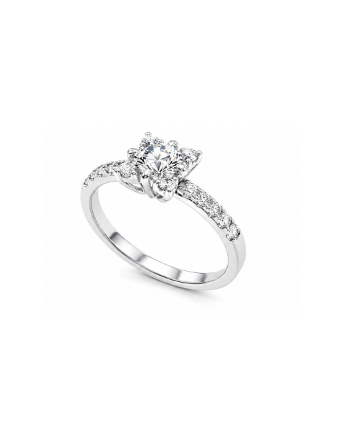 Solitaire Argent Mia