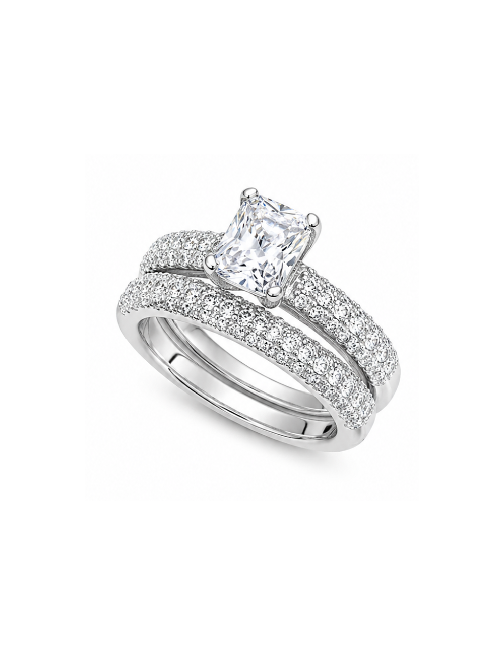Bague Double Amor Argent
