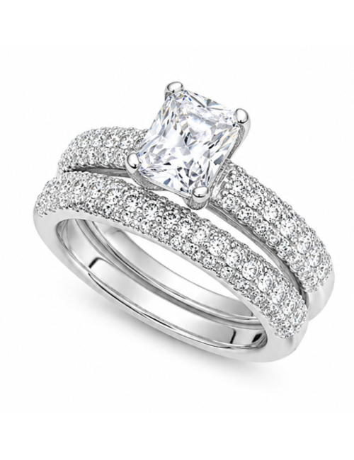 Bague Double Amor Argent