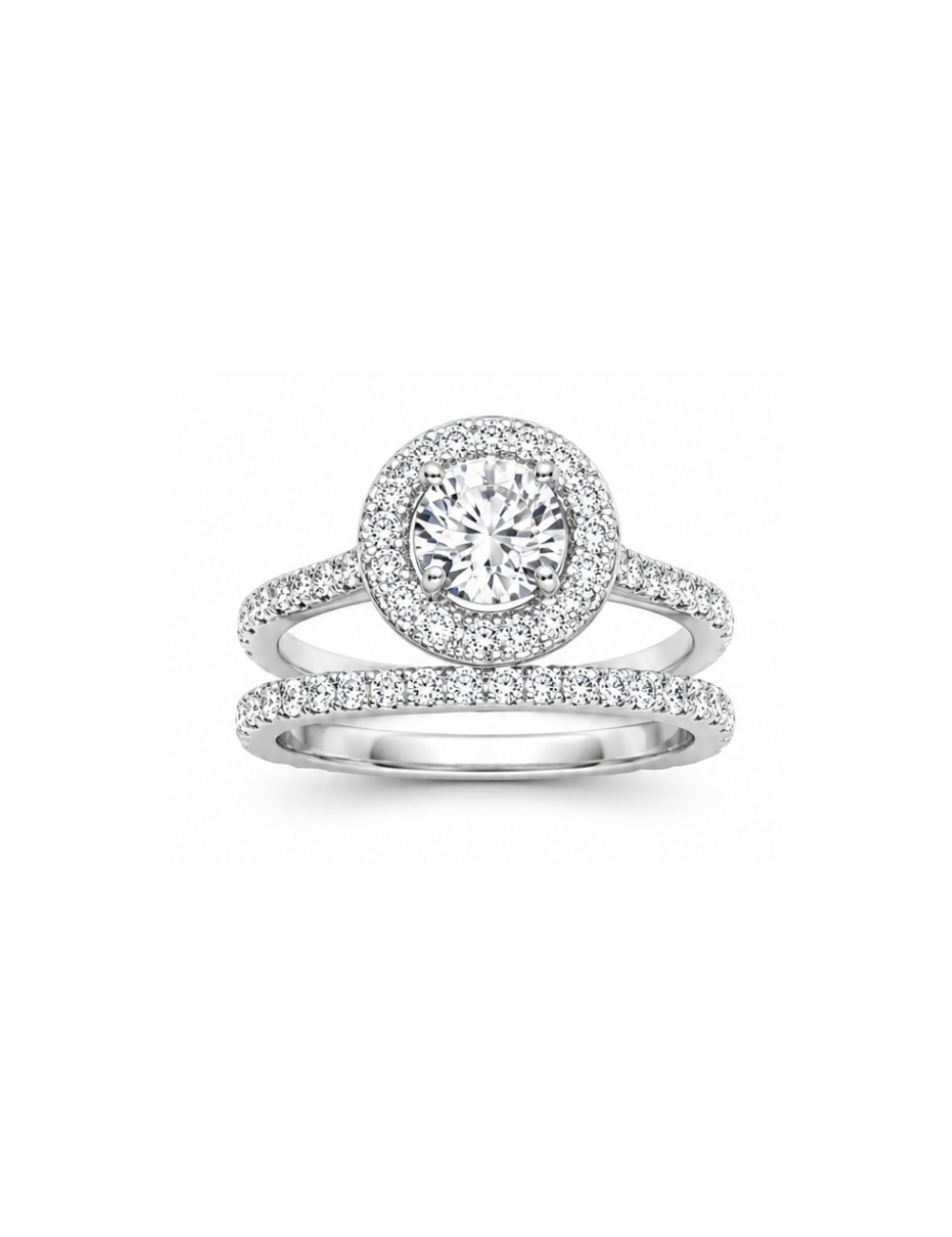 Solitaire Double Argent