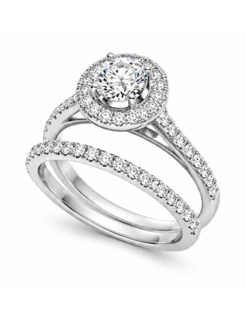 Solitaire Double Argent