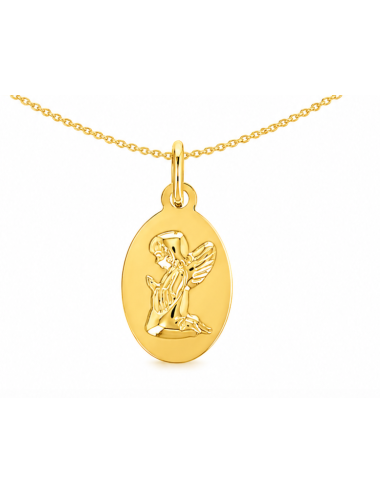 Pendentif Ovale ange 375/1000