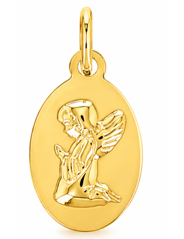 Pendentif Ovale ange 375/1000