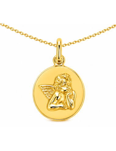 Pendentif Rond Ange 375/1000