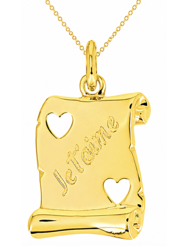 Pendentif Je T'aime 375/1000