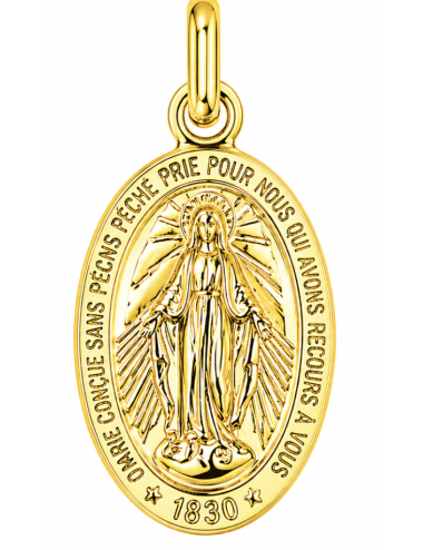 Pendentif Miraculeuse 375/1000