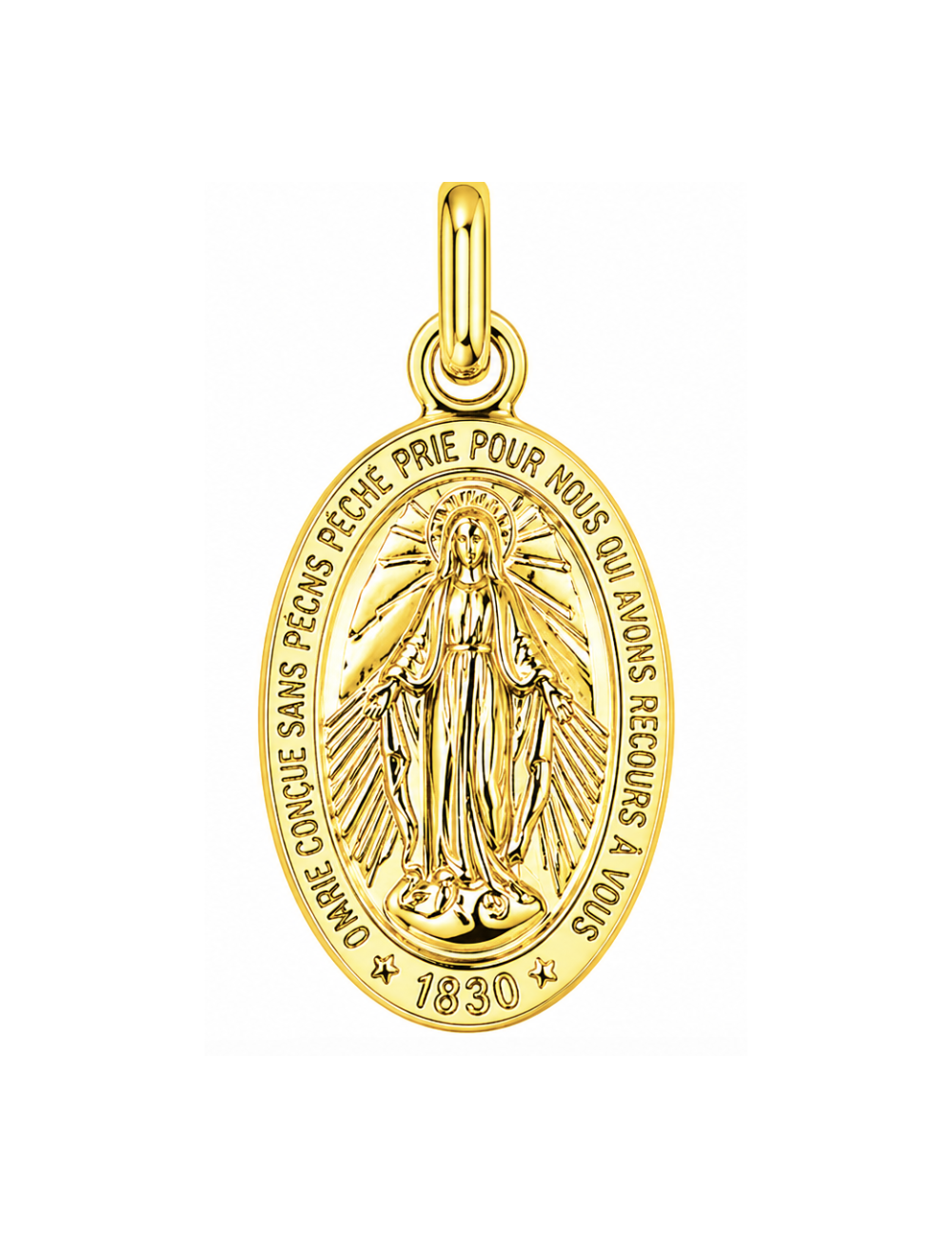 Pendentif Miraculeuse 375/1000