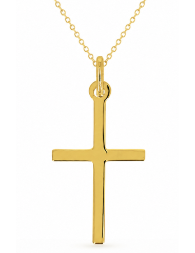 Pendentif Croix Or jaune 375/1000