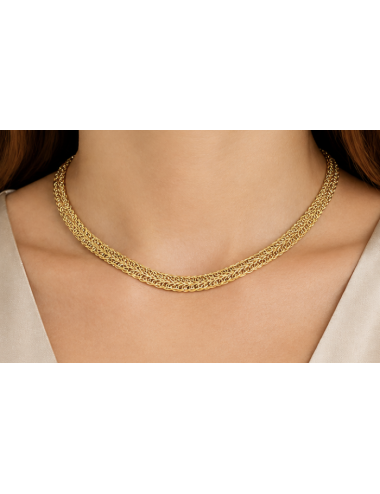 Collier Fantaisie Chute 750/1000