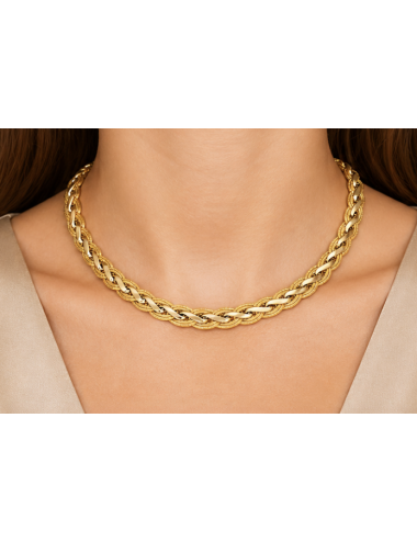 Collier Bicolore 750/1000