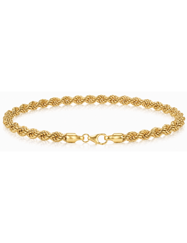 Bracelet Corde Maille Double 750/1000