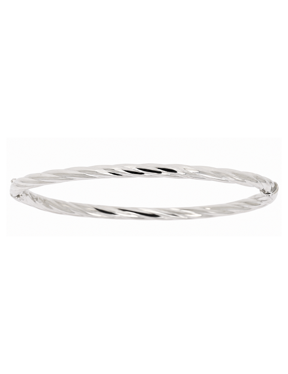 Bracelet Torsadé Monique Or Blanc 750/1000