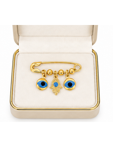 Epingle Oeil Main 750/1000