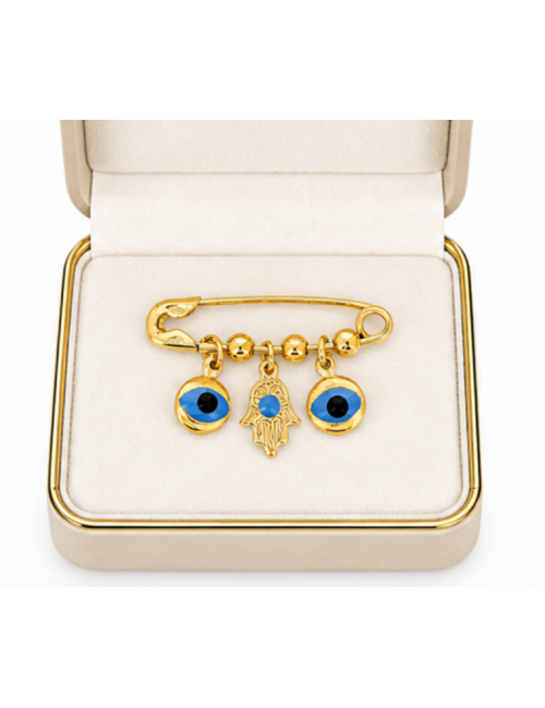 Epingle Oeil Main 750/1000